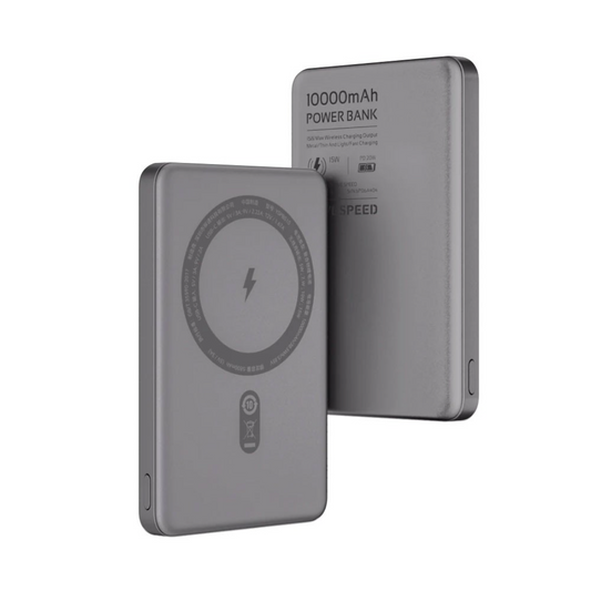 Ultra Thin Titanium Wireless Powerbank 10000mAh