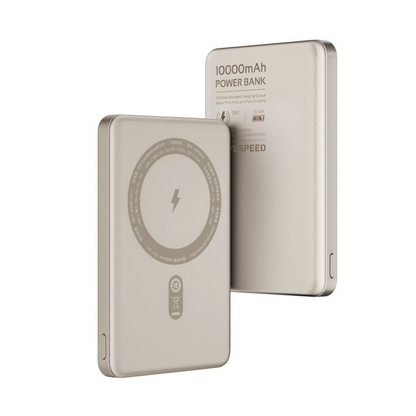 Ultra Thin Titanium Wireless Powerbank 10000mAh